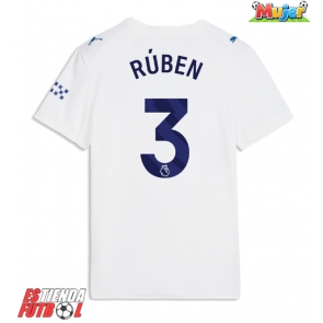 Manchester City Ruben Dias #3 Tercera Equipación Mujer 2026-27 Manga Corta